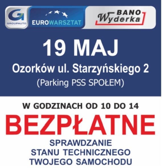 Bezpłatne badania pojazdów w Ozorkowie k/Łodzi