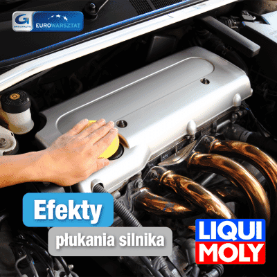 Efekty płukania silnika