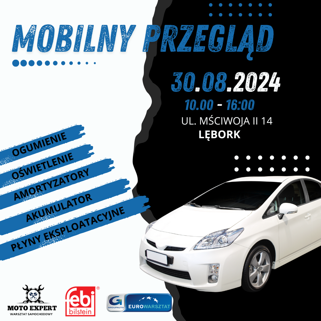 Mobilny przegląd - bezpłatne sprawdzenie stanu pojazdu - Lębork!