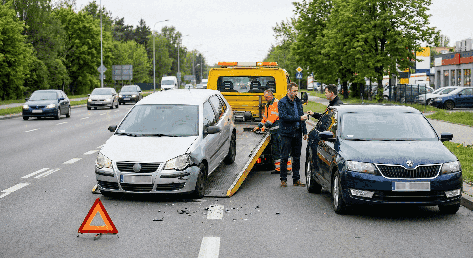 Auto zastępcze i holowanie – co zrobić po stłuczce lub wypadku?