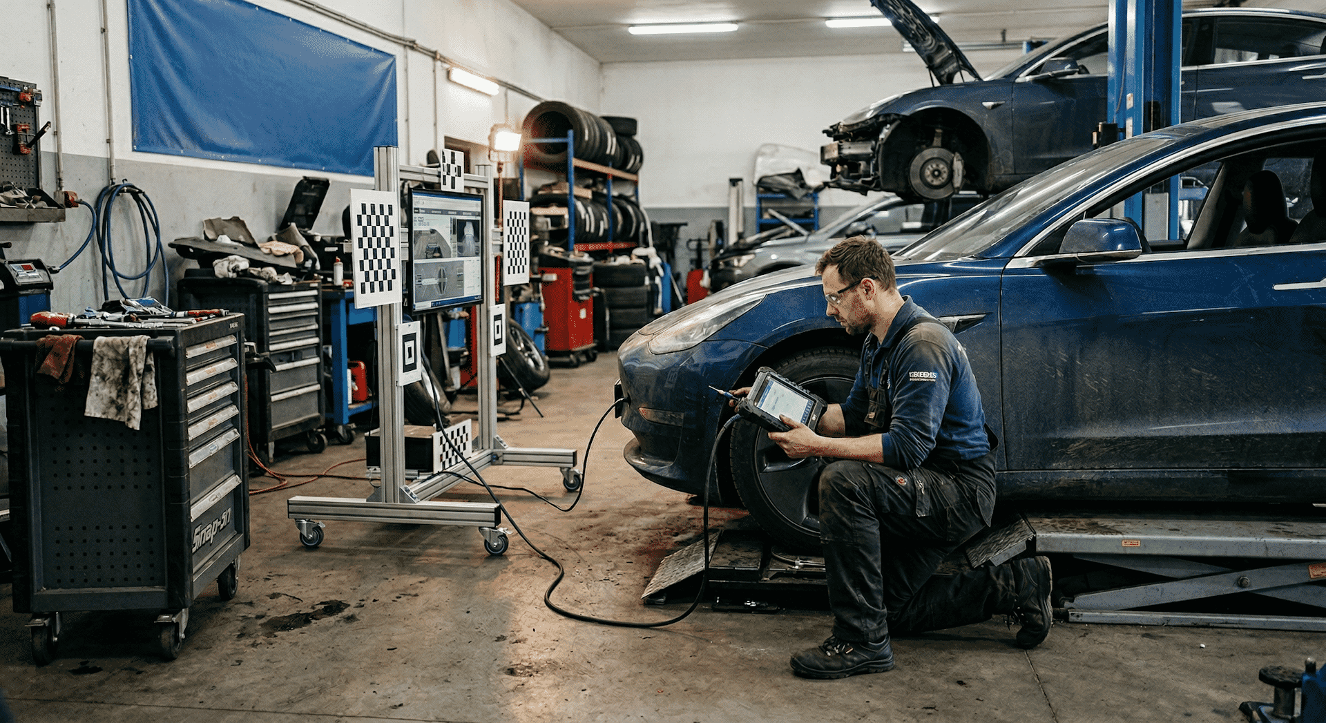 Kalibracja systemów w samochodzie elektrycznym po naprawie – co ma wpływ na zasięg i zużycie energii